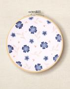 Flores azules de Jenni Davis