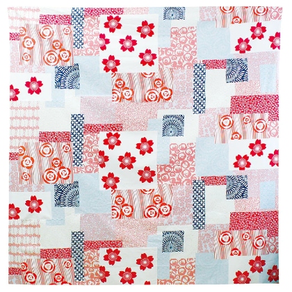 Haregi-tsutsumi - Hana-zukushi Red
