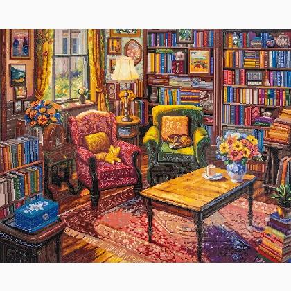 Libros, gatos y un rompecabezas