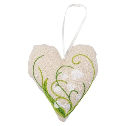 Corazón Deco- Lirio del valle