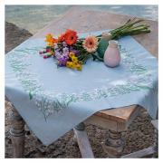 Mantel - Flores  en tonos pastel