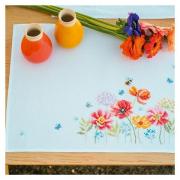 Mantel individual (2) - Amapolas y flores silvestres