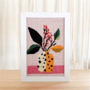 Vase aux pois rouges