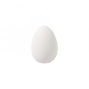 Huevos de plástico blancos - 6 cm