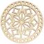 Mandala básico de ganchillo - 15 cm