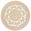 Mandala básico de ganchillo - 25 cm