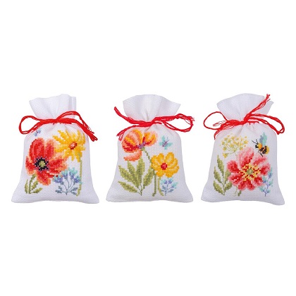 Bolsitas Popurrí: Amapolas y flores silvestres