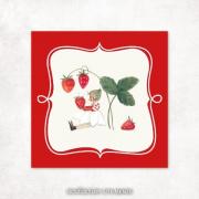 Etiqueta textil - Erdbeerfräulein