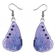Pendientes - Purple Butterflies