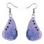 Pendientes - Purple Butterflies