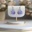 Pendientes - Purple Butterflies