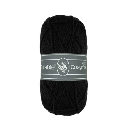 Durable Cosy Extra Fine - 325 Black