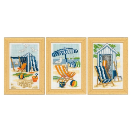Miniaturas de Sol y mar - set de 3