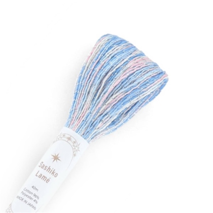 Hilo Lamen para Sashiko - Multicolor Cielo
