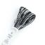 Hilo Lamen para Sashiko - Multicolor Blanco negro