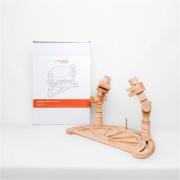 Soporte horizontal de mesa con repisa y organizador