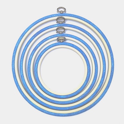 Marco Ø 24.5 cm. - Azul