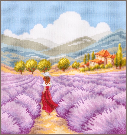 Paisaje de lavanda en Provenza