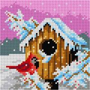 Casita para pájaros - Invierno
