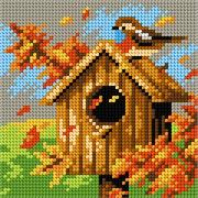 Casita para pájaros - Otoño