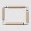 Marco Rectangular con Clip 21x29 – Beige