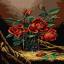 Jarrón de rosas rojas (Martin Johnson Heade)