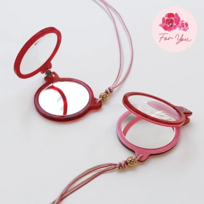 Colgante-Collar Sabae: Lupa y Espejo de Rica