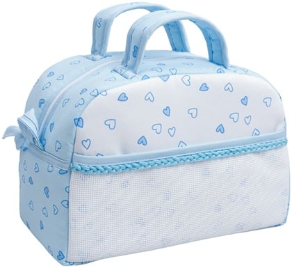 Neceser de belleza - Corazones Pequeños - Azul cielo