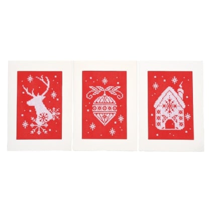 Tarjetas de felicitaciones: Navidad - Juego de 3