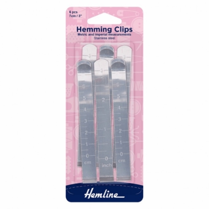 Clips de metal para dobladillos (6 pzas)