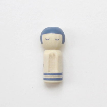 Kokeshi Needle Minder - Azul