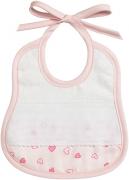 Babero - Corazones Pequeños - Rosa