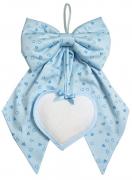 Lazo de Nacimiento con Corazón - Corazones Pequeños - Azul cielo