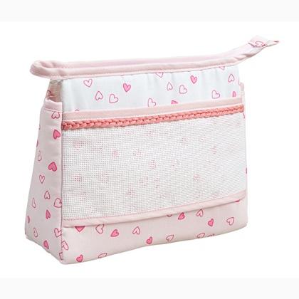 Trousse - Corazones Pequeños - Rosa