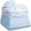 Estuche de baño - Corazones Pequeños - Azul cielo