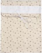 Bolsa organizador de canastilla - Corazones Pequeños - Gris tórt