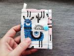 Portahilos de tela - Llama