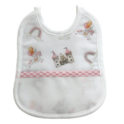 Babero de esponja - Favole- Rosa
