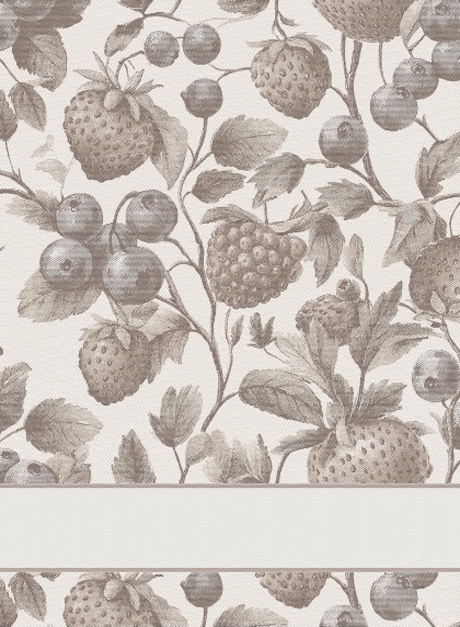 Trapo de cocina - Berries - Ecru