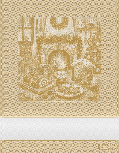 Trapo de cocina - Focolare - Dorado