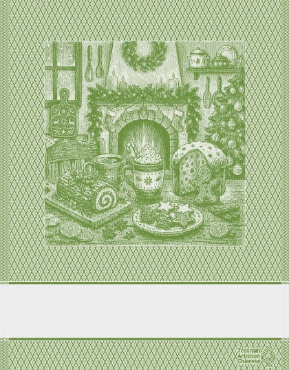 Trapo de cocina - Focolare - Verde