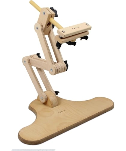 Soporte de mesa ajustable de madera