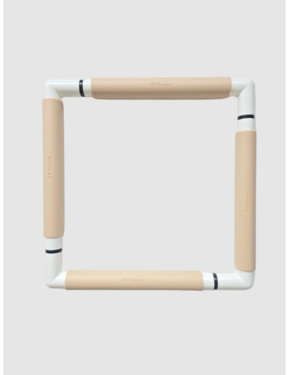 Marco cuadrado con Clip 29x29 - Beige
