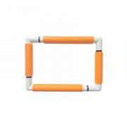 Marco Rectangular con Clip 21x29 – Naranja