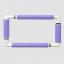 Marco Rectangular con Clip 21x29 – Lila
