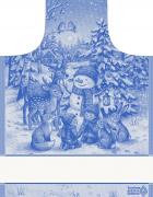 Mandil Armonia Lurex - Azul