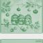 Trapo de cocina - Cinguettio - Verde Lurex
