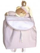 Mochila Escuela - Oso - Crema