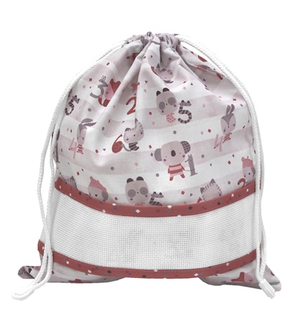 Bolsa organizador pequeña - Animales y números