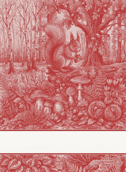 Trapo de cocina - Tesori del Bosco - Rojo